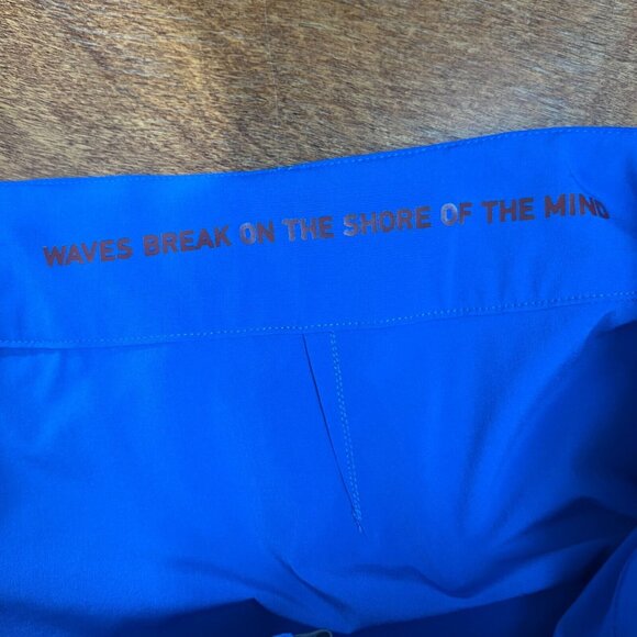 Rhone Board Shorts Men 36 Blue Tech Drawstring Classic Pockets 9” Stretch Beach‎ - Picture 15 of 15